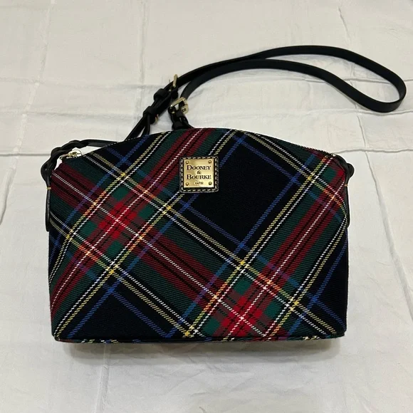 Dooney & Bourke Plaid Crossbody Purse - Picture 1 of 8